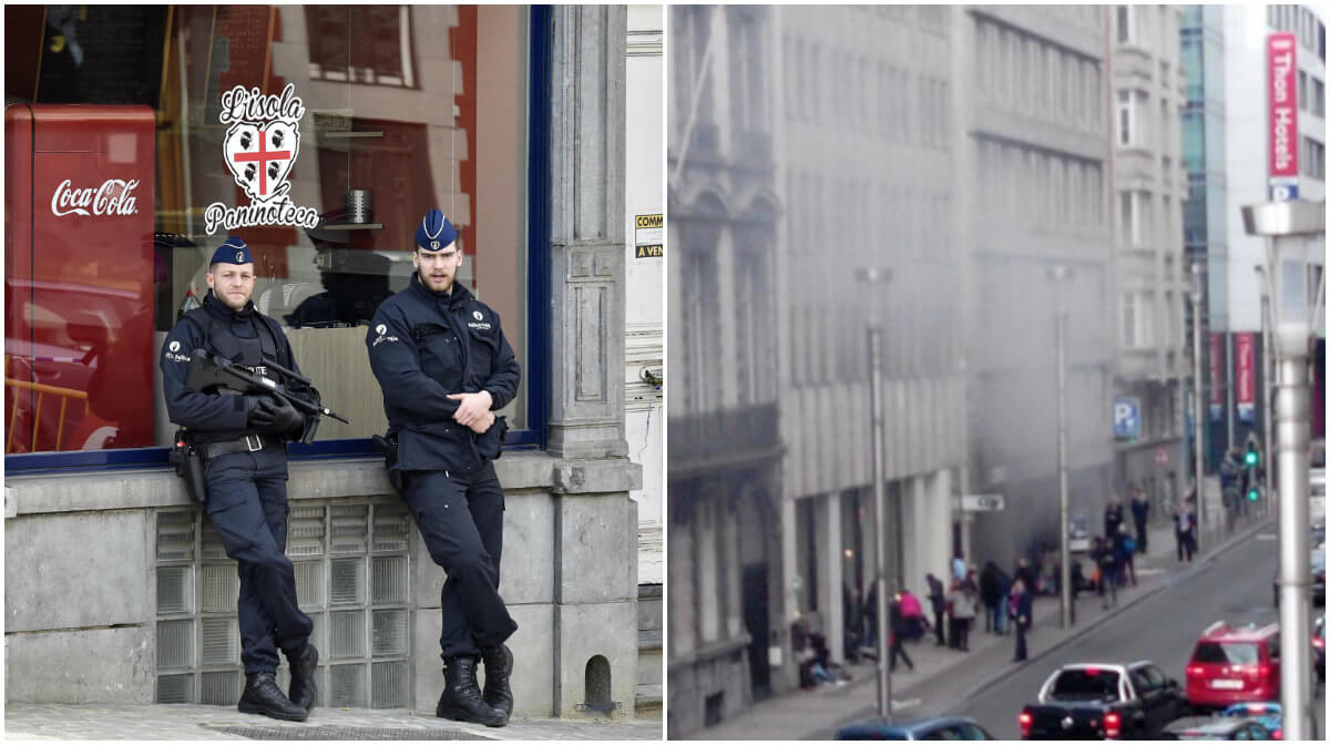 Terrorattackerna i Bryssel, Bryssel, Självmordsbombare, Attack