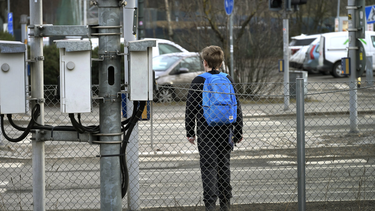 En pojke har blivit påkörd av en bilist i Borås. Bilden är en genrebild. Foto: Janerik Henriksson /TT