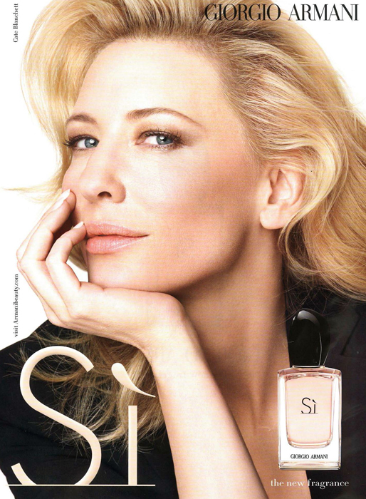 Cate Blanchett är ansiktet utåt för Giorgio Armanis nya doft Si. Cate Blanchett är ansiktet utåt för Giorgio Armanis nya doft Si.