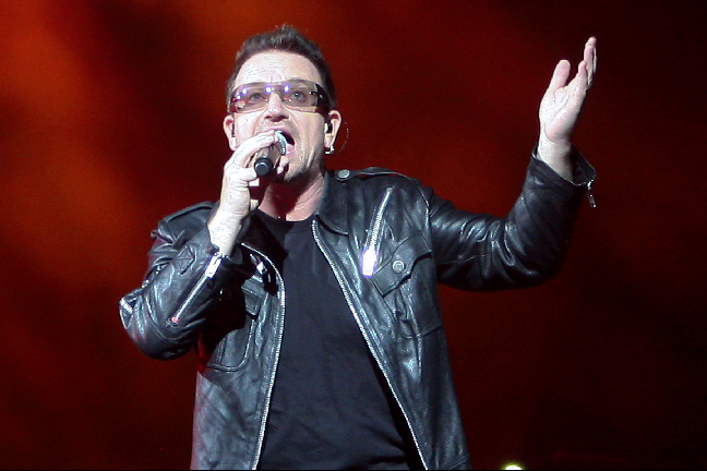 U2, Bono, Musik, Familj, Paus