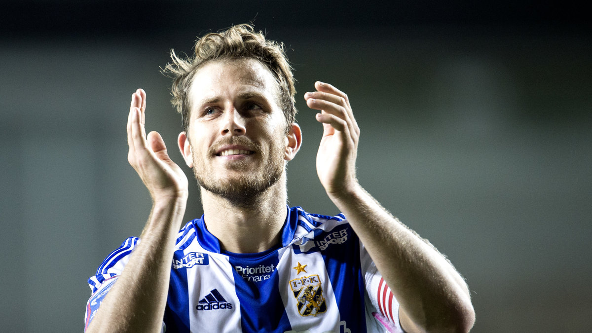 "AIK, Djurgården och Malmö bjuder alla in till en bra atmosfär", säger Blåvitts Tobias Hysén. 