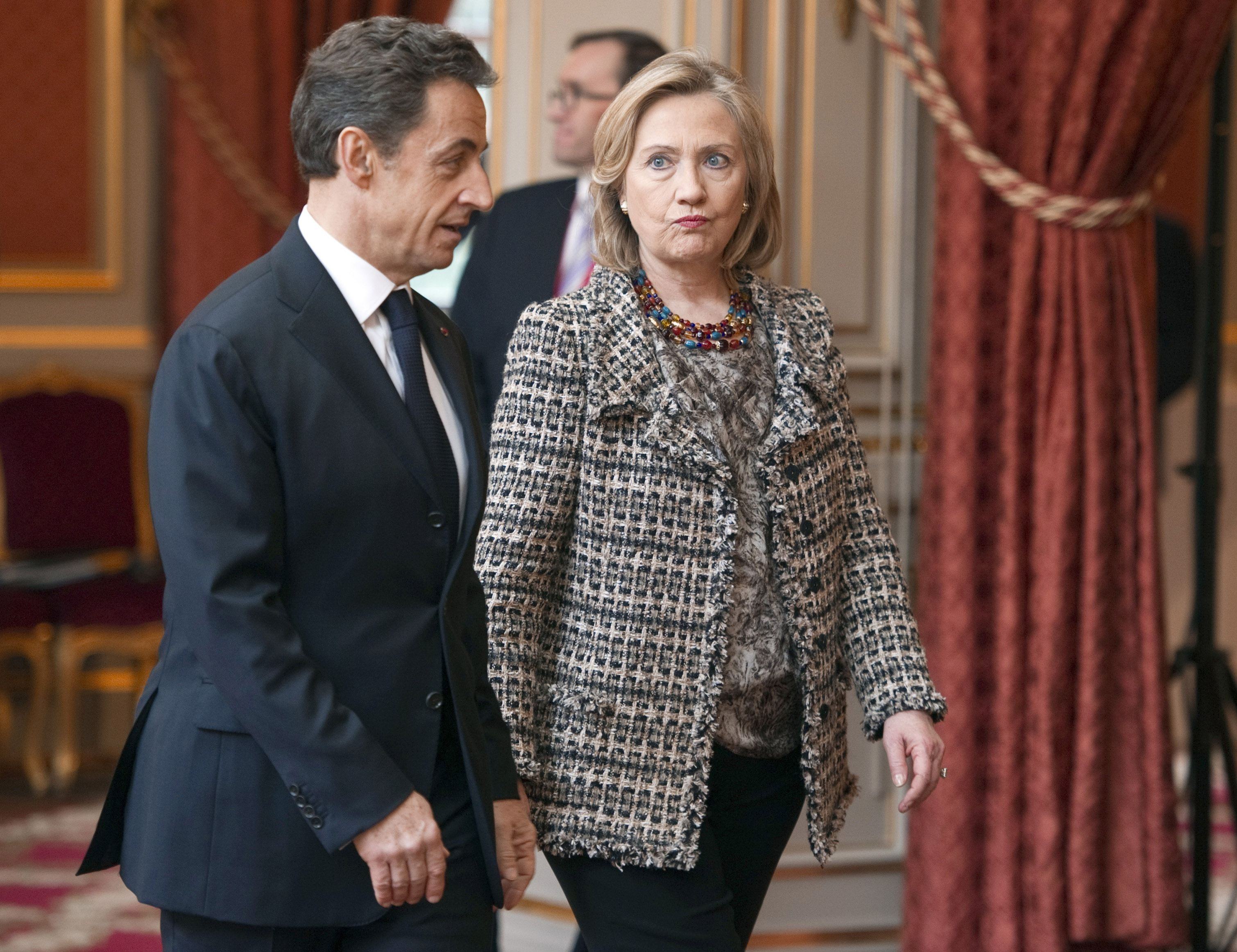 Nicolas Sarkozy ville inte att Nato skulle ta över ansvaret - men fick böja sig för USA och Storbritannien.