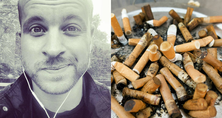 Teodor Stig-Matz, Rökning, Cigaretter, Debatt, Tobbe Ström