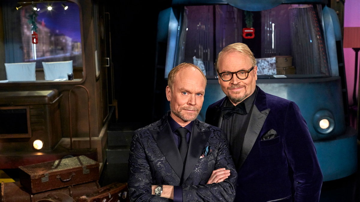 Kristian Luuk och Fredrik Lindström är tillbaka i 'På spåret'. Pressbild.