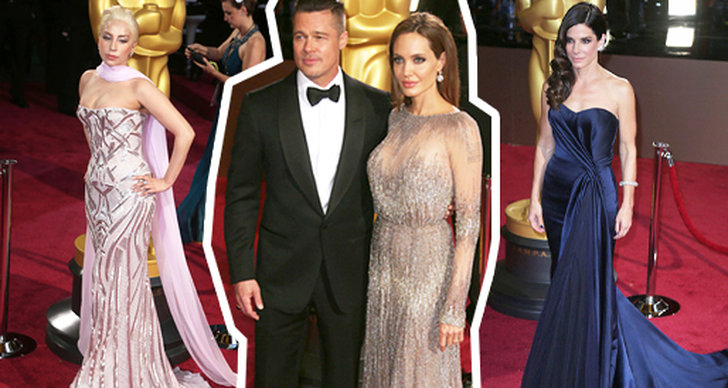 Brad Pitt, Penelope Cruz, Angelina Jolie, Joseph gordon-levitt, Jennifer Lawrence