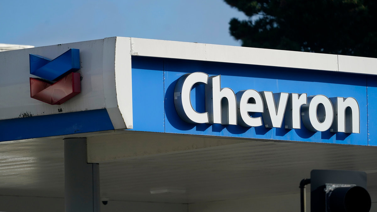 Oljejätten Chevron lyfte 1,4 procent på Wall Street. Arkivbild.