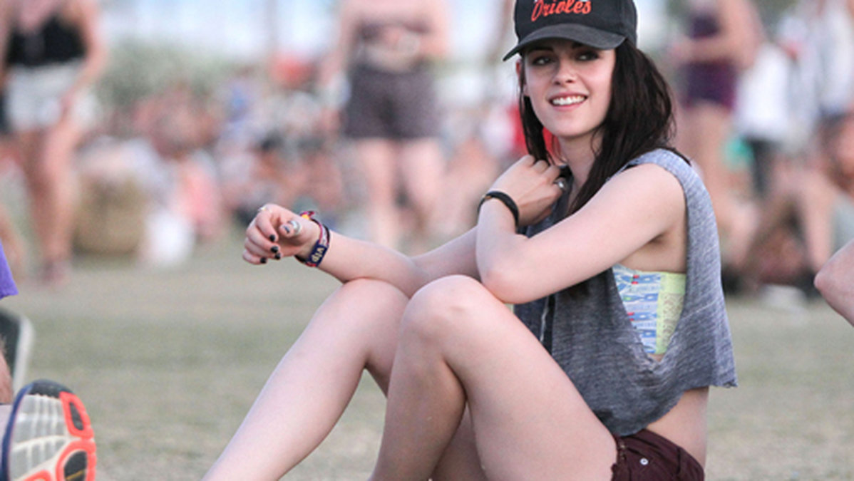 Coachellafestivalen är kändisarnas favorit. Här ser vi Kristen Stewart på förra årets festival.