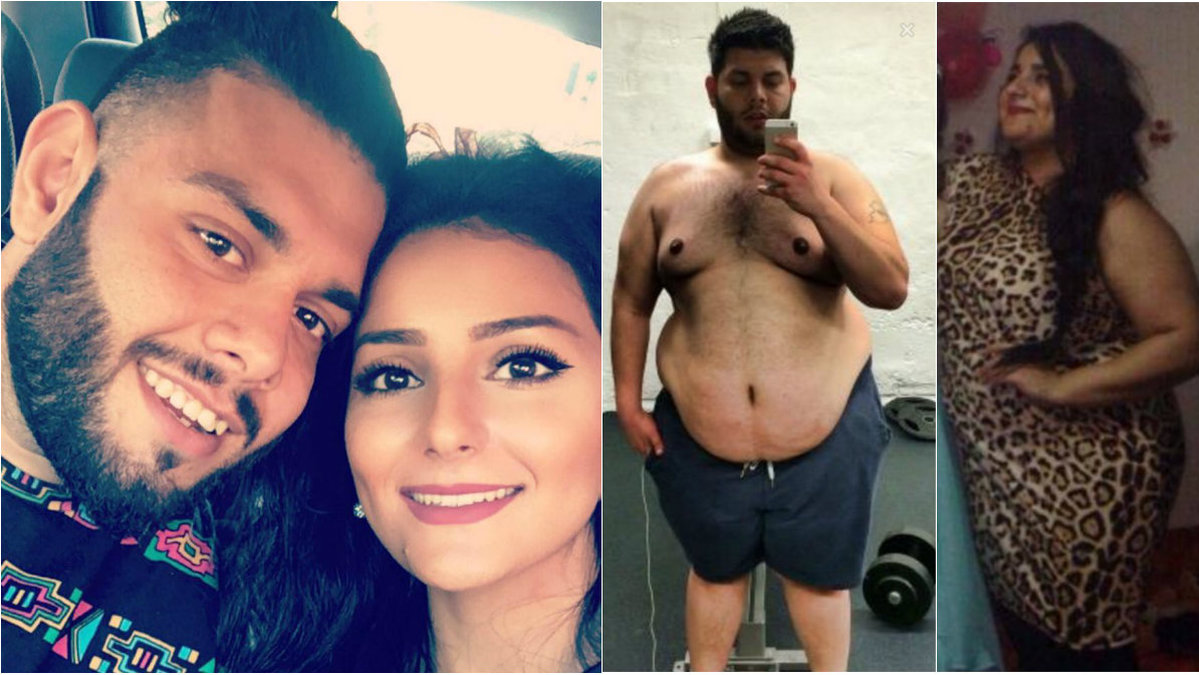 ​Haider, 23, och Ghid, 24, har gått ner väldigt mycket i vikt. 