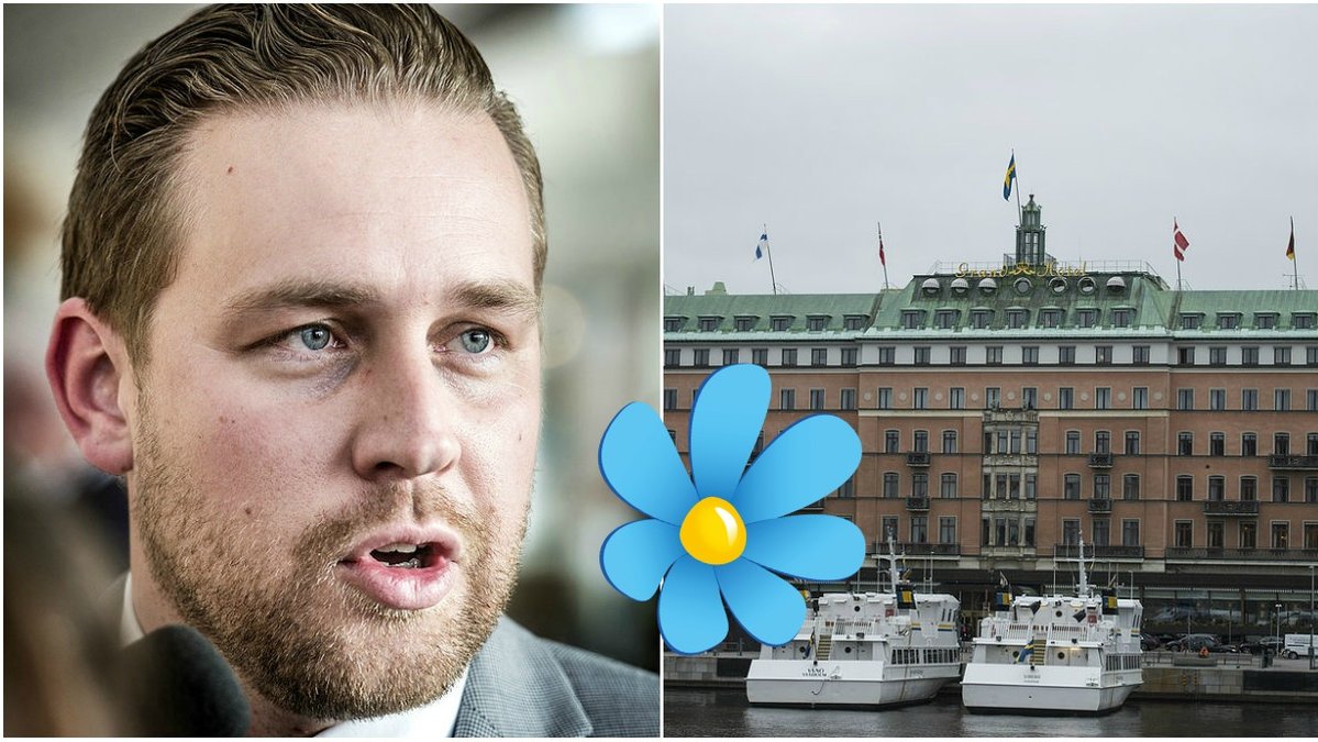 SD:s Mattias Karlsson vill ha en ursäkt från det anrika hotellet. 