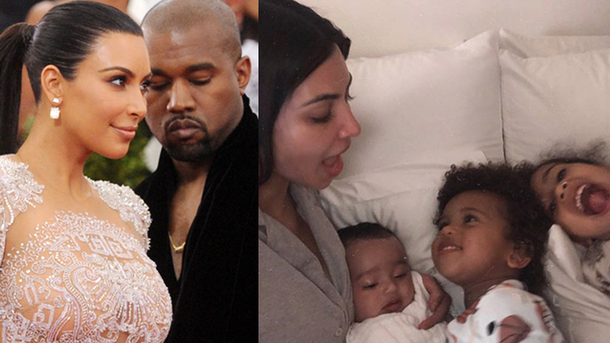 Kim Kardashian och Kanye West ska bli föräldrar igen.