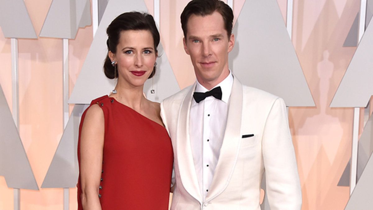 Benedict Cumberbatch och hans hustru Sophie Hunter var stiliga tillsammans. 