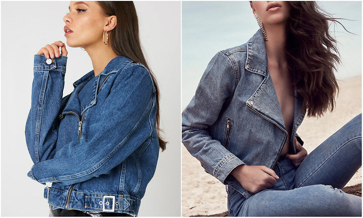 Jeansjacka bikermodell Jeansjacka bikermodell
