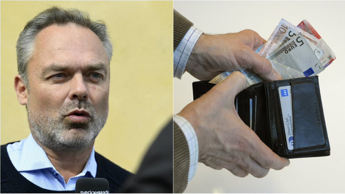 Jan Björklund vill att Sverige byter valuta. 