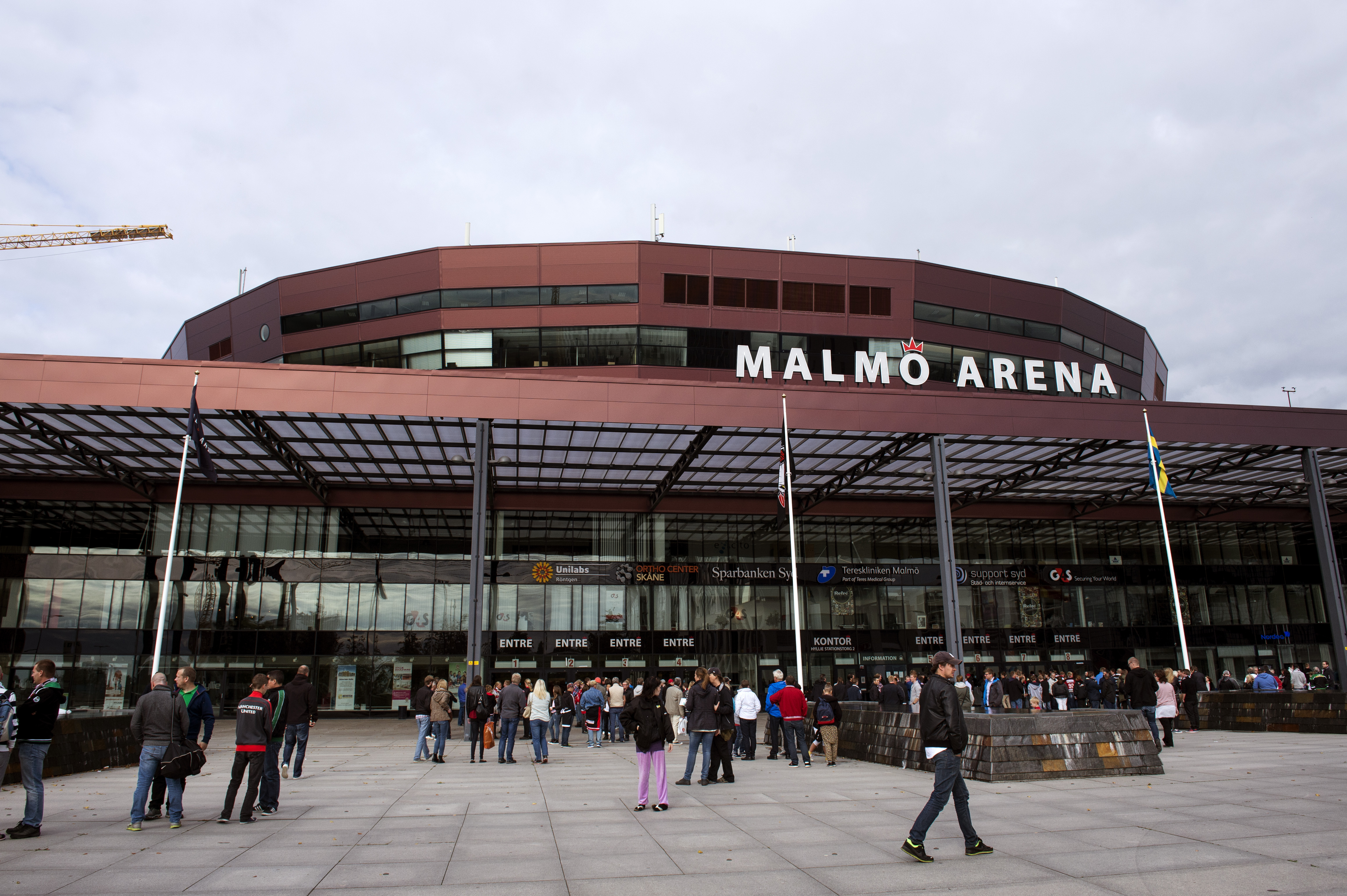 Händelsen ägde rum på Malmö Arena.