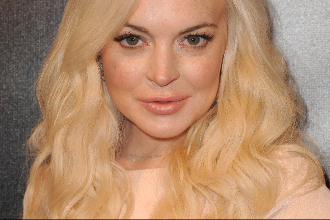 Lindsay Lohans lockar var bleka. Lindsay Lohans lockar var bleka.