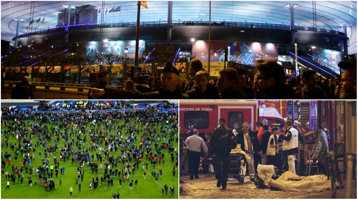 Bilder från attackerna i Paris Bilder från attackerna i Paris