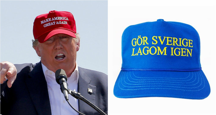 Donald Trump, Sverige, Keps
