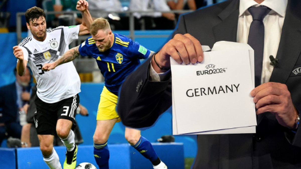 Match mellan Tyskland och Sverige. UEFA röstade fram Tyskland.