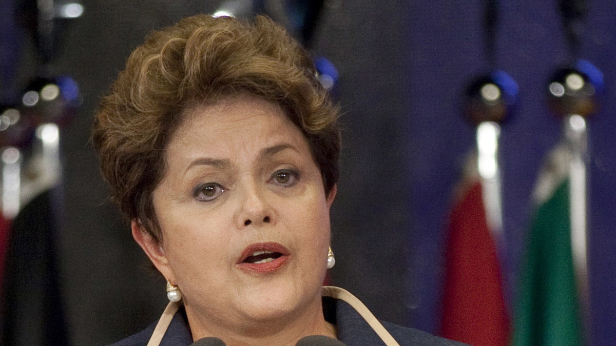 7. Dilma Rouseff. Brasiliens president.