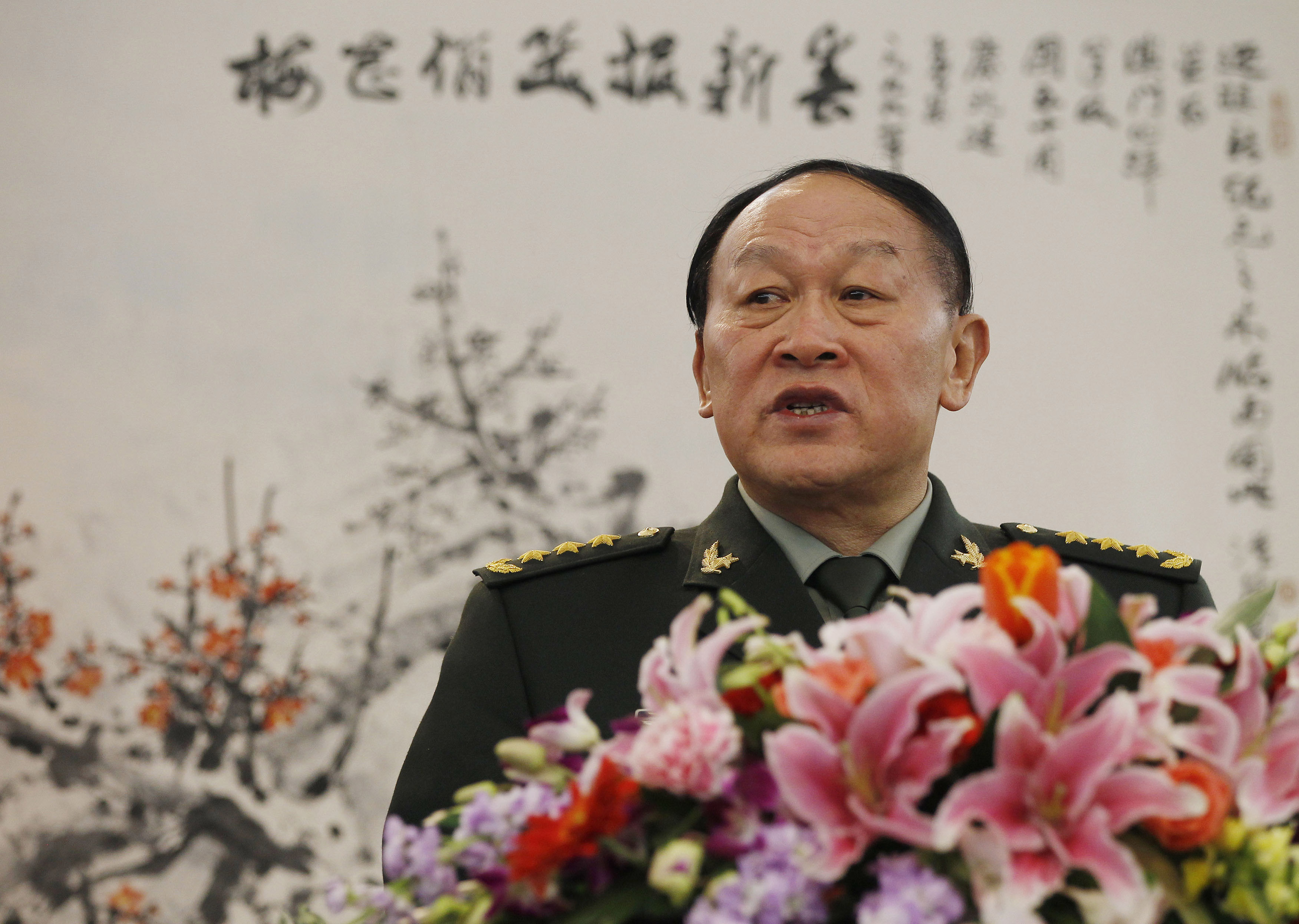 Kinas försvarsminister Liang Guanglie.