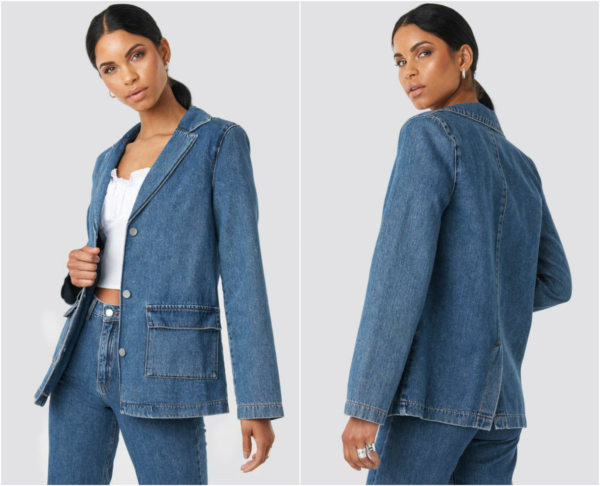Denim blazer. Foto: NA-KD Denim blazer. Foto: NA-KD