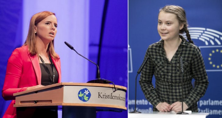 Kristdemokraterna, Sara Skyttedal, Greta Thunberg