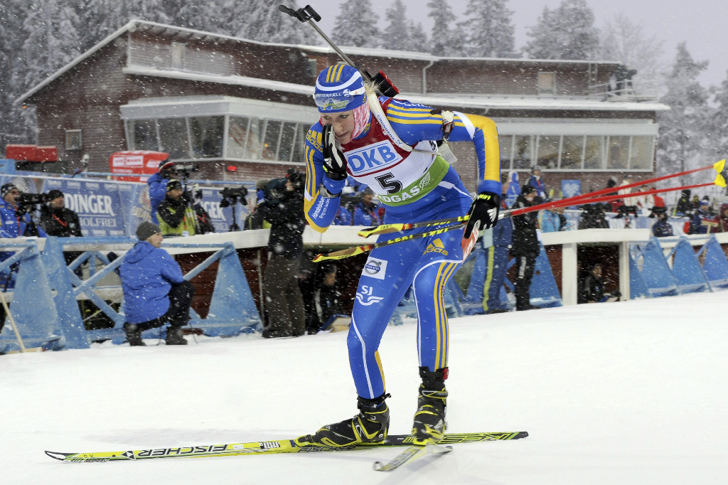 Anna-Carin Zidek, Skidskytte, Helena Ekholm, skidor