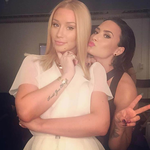 Iggy Azalea och Demi Lovato. Iggy Azalea och Demi Lovato.