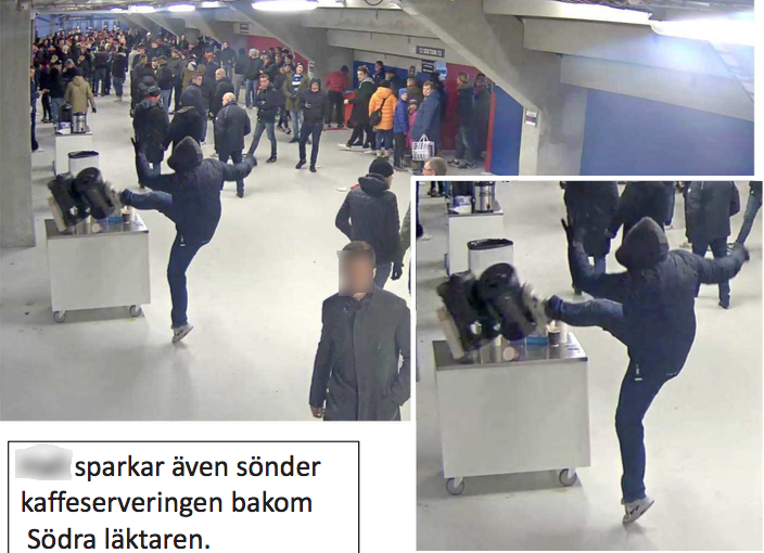 En av de åtalade är även skyldig för sabotage i korridorerna under matchen. Ett praktexempel på för mycket testosteron. En av de åtalade är även skyldig för sabotage i korridorerna under matchen. Ett praktexempel på för mycket testosteron.