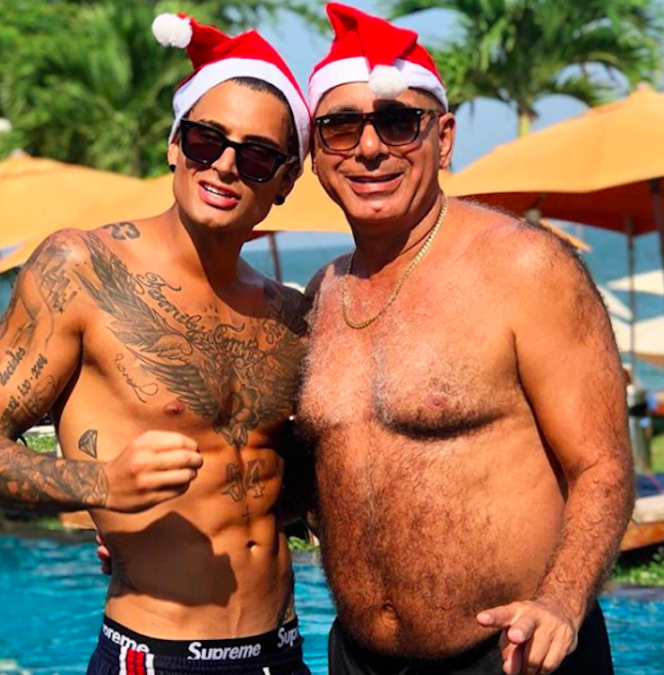 Samir Badran med sin pappa Samir Badran med sin pappa