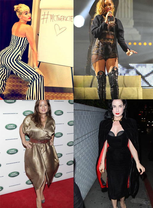 Miley, Rihanna, Jade Jagger och Dita von Teese är några av veckans sämst klädda kändisar. Miley, Rihanna, Jade Jagger och Dita von Teese är några av veckans sämst klädda kändisar.