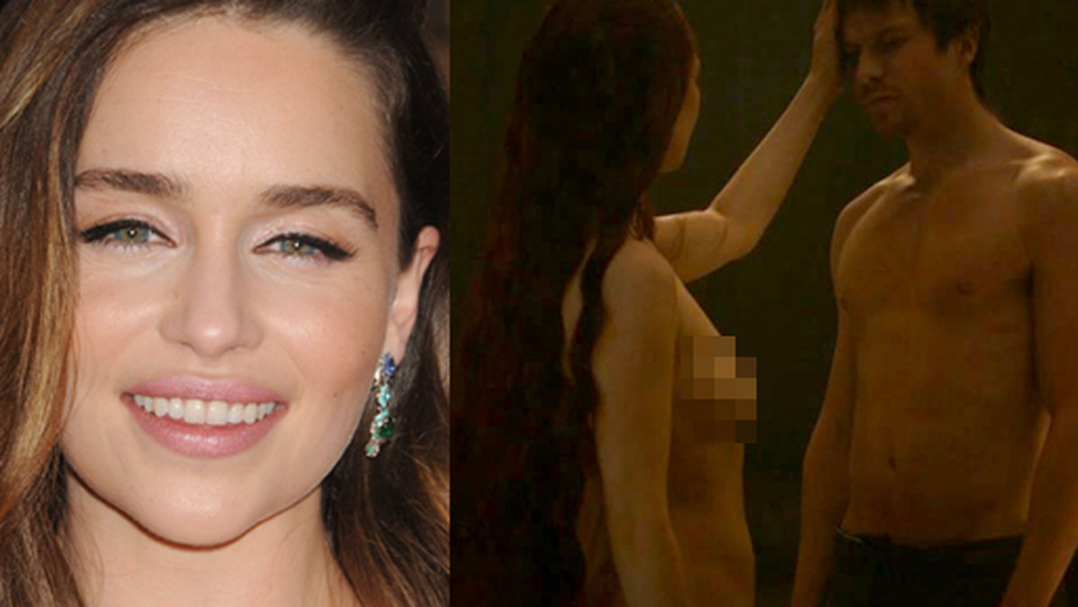 Emilia Clarke vill se fler nakna män i Game of Thrones. 
