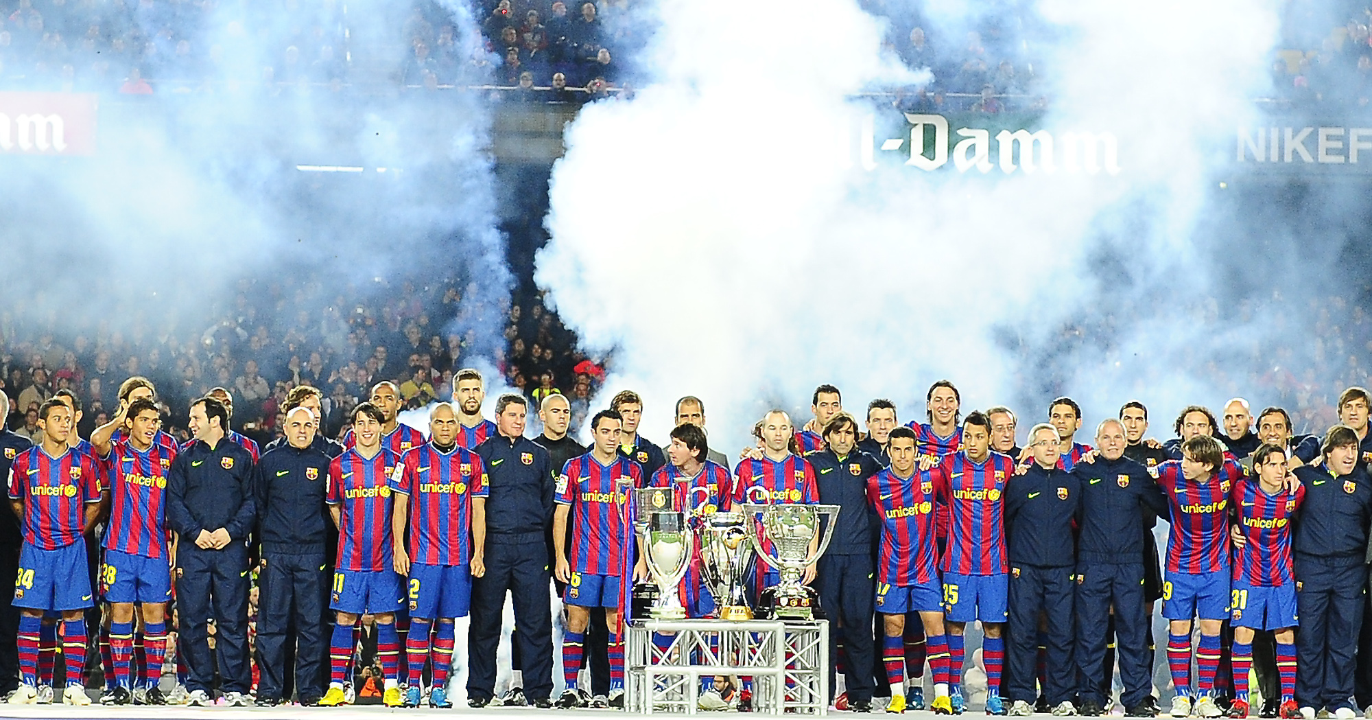 Barcelona firade alla sina titlar.
