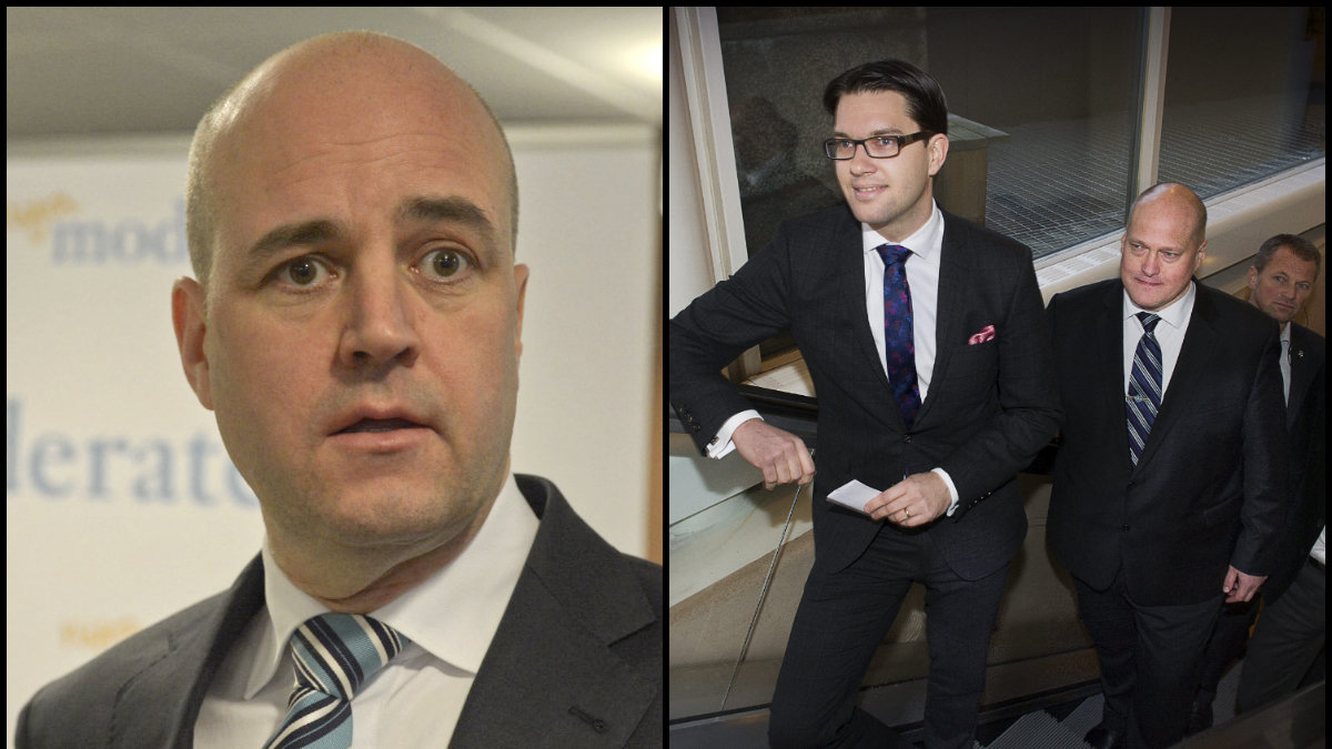 Fredrik Reinfeldt har problem - men för Jimmie Åkesson ser det bättre ut.