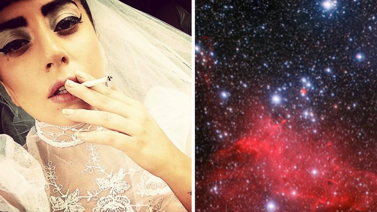 Lady Gaga planerar rymdbröllop. 