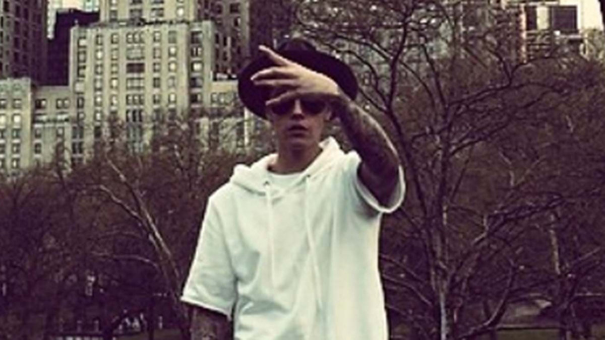 Justi Bieber i Central Park