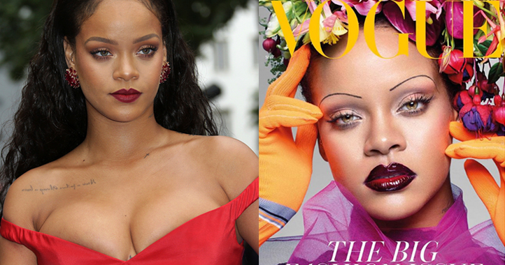Rihannas bilder i Vogue chockar fansen. 