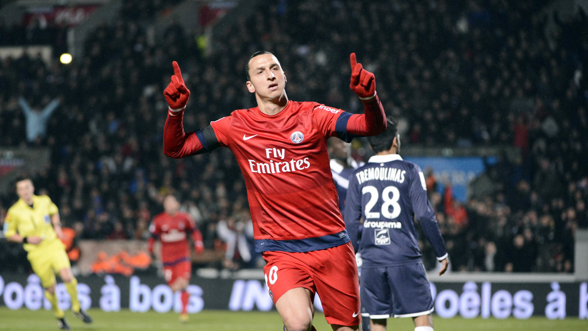 Zlatan gjorde matchens enda mål mot Bordeaux och hyllade den förolyckade tränaren Nick Broad.
