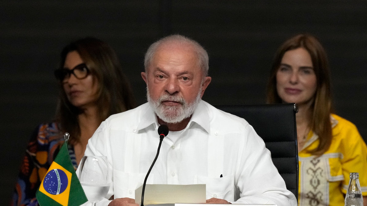 Brasiliens president Luiz Inácio Lula da Silva står värd för toppmötet i Belém.