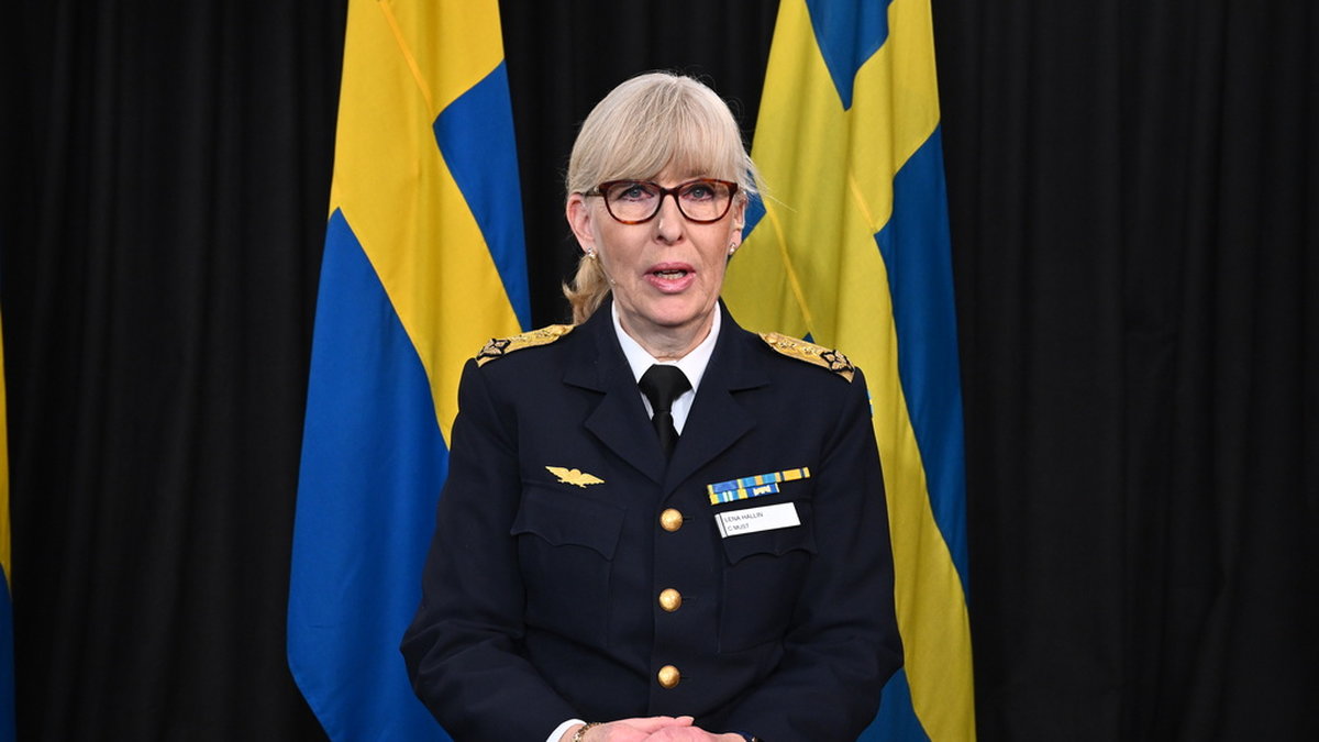 Lena Hallin, chef för Militära underrättelse- och säkerhetstjänsten (Must).