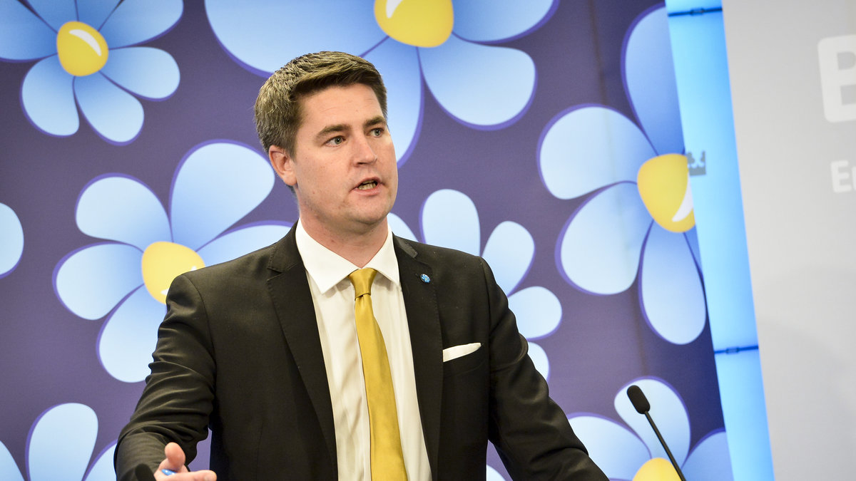 Sverigedemokraternas ekonomiskpolitiske talesperson Oscar Sjöstedt. 