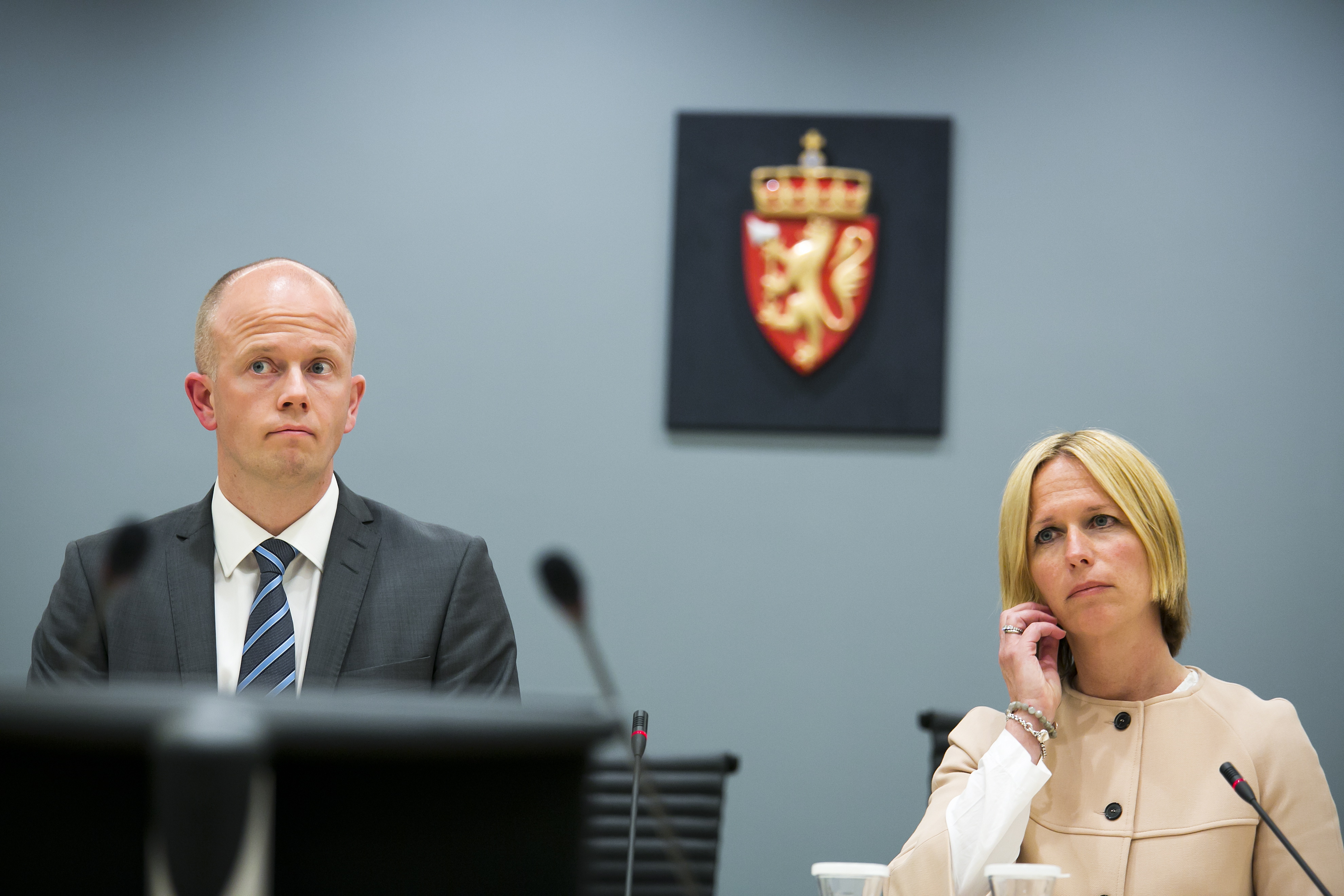 Åklagarna Svein Holden och Inga Bejer Engh. 