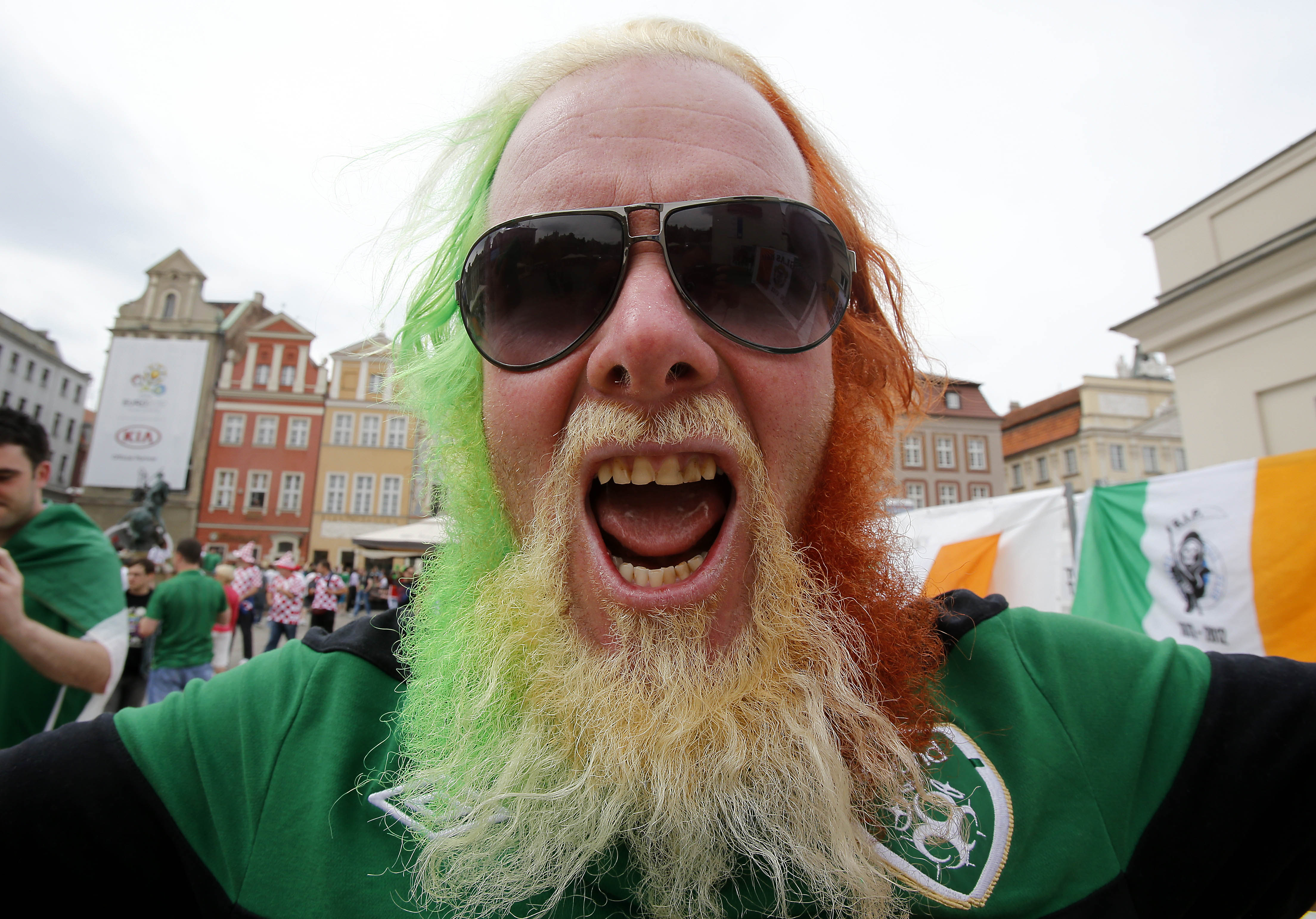 "Alla imponerades av de irländska fansen som kom till Polen", säger en Uefa-delegat.