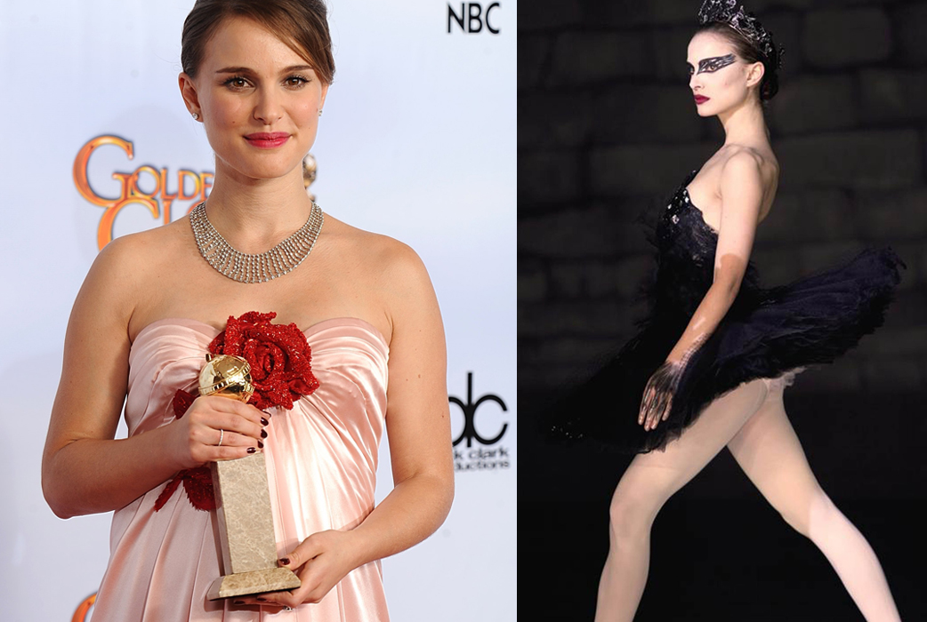 Även Natalie Portman fick gå ner 10 kilo inför sin roll i Black Swan. Även Natalie Portman fick gå ner 10 kilo inför sin roll i Black Swan.