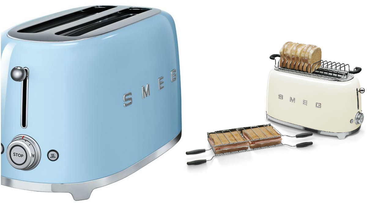 Ljusblå brödrost från Smeg Ljusblå brödrost från Smeg
