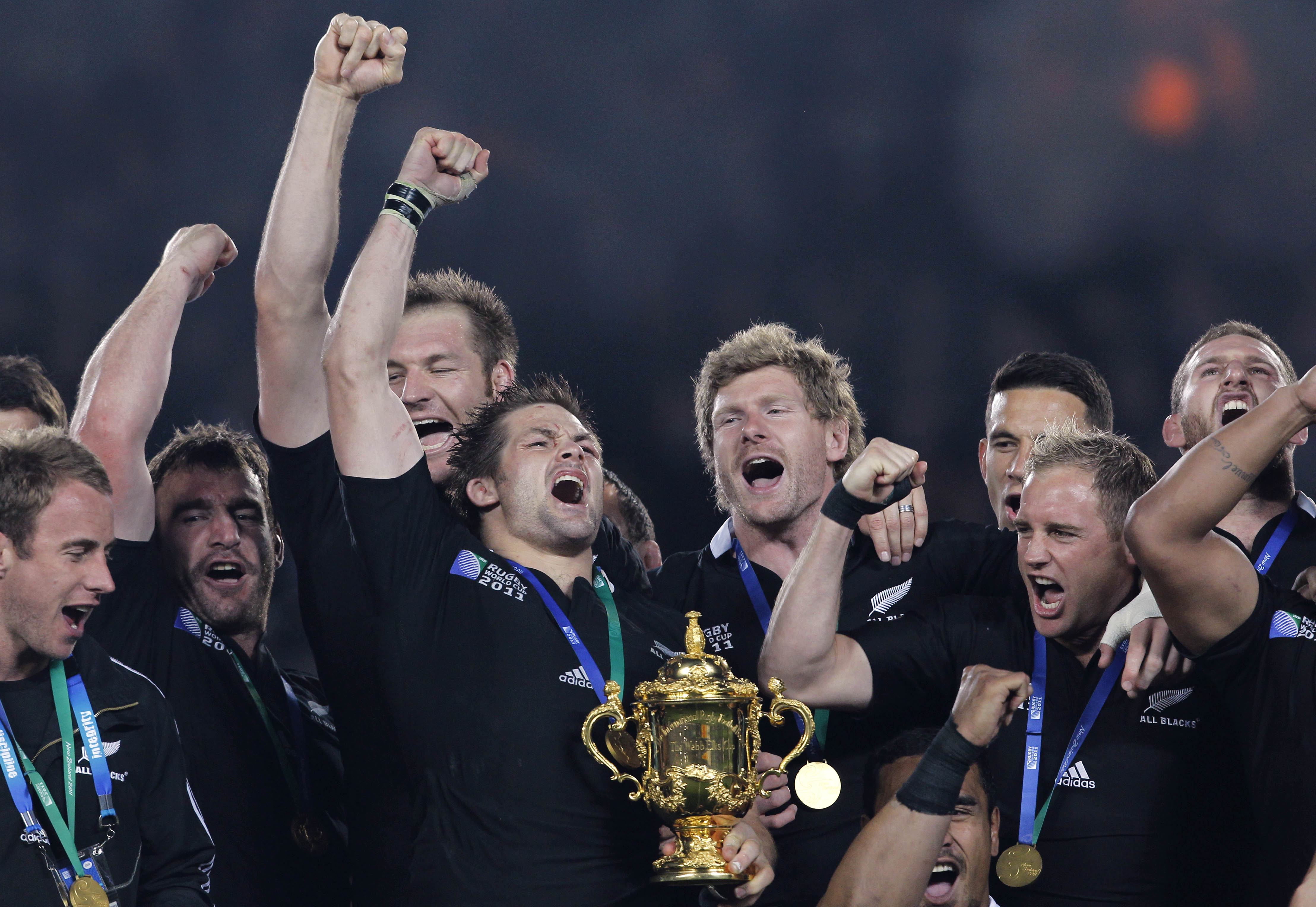 All Blacks besegrade Frankrike i VM-finalen. All Blacks besegrade Frankrike i VM-finalen.