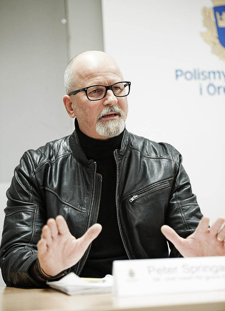 Peter Springare, polisen i Örebro. 