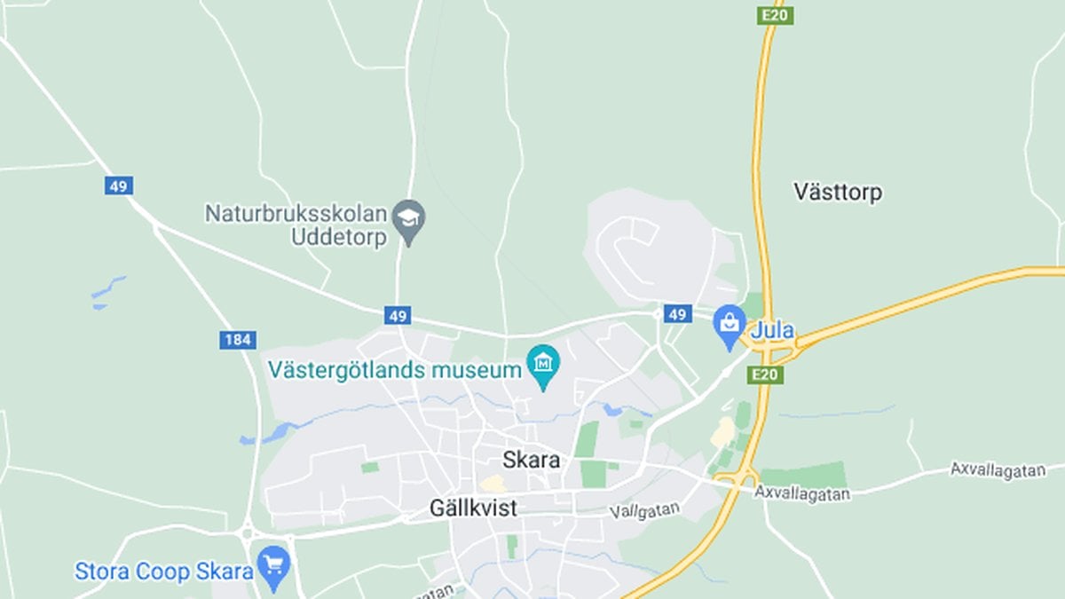 Google maps, Skara