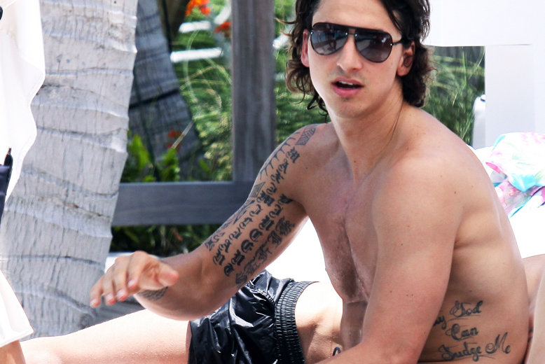 Zlatan i Miami år 2010. Zlatan i Miami år 2010.