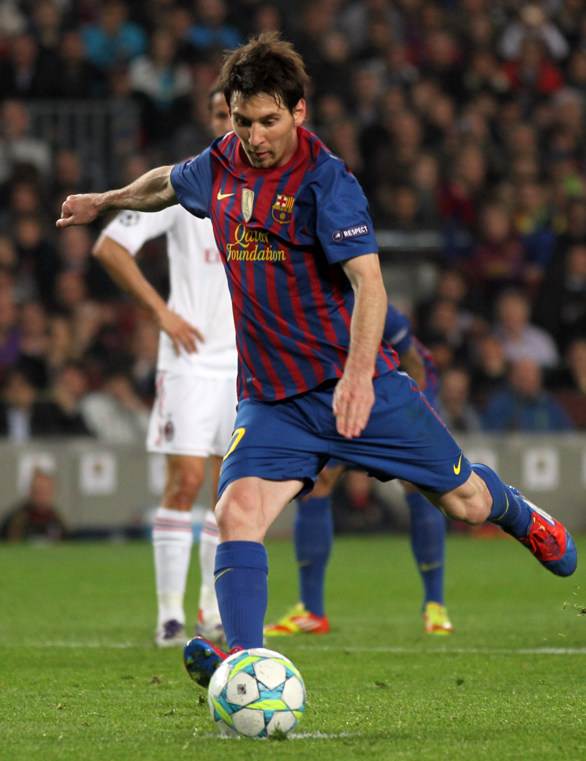 Återigen var det Messi som tog straffen. 